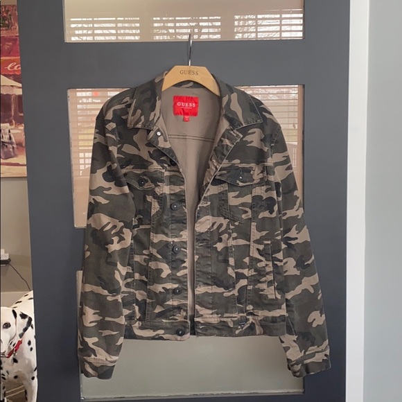 Guess Other - GUESS? Camo denim jacket